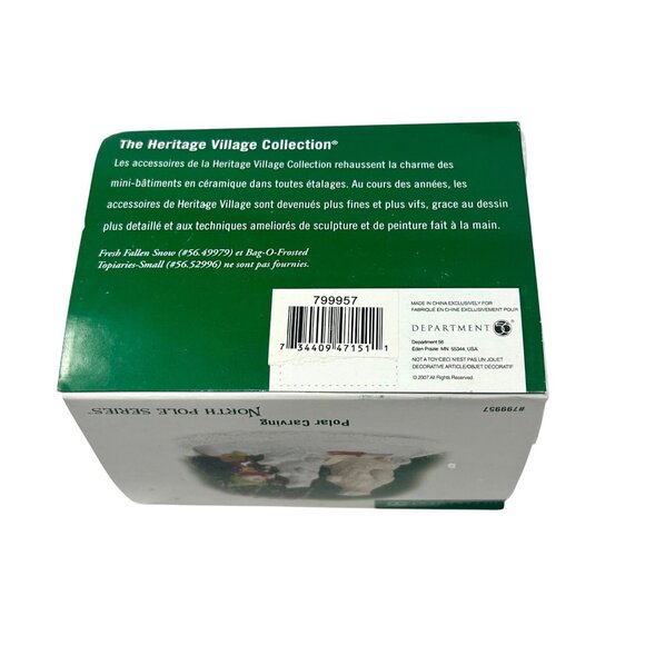 Department 56 North Pole Series  "Polar Carving"  Retired in 2008 - Picture 3 of 7